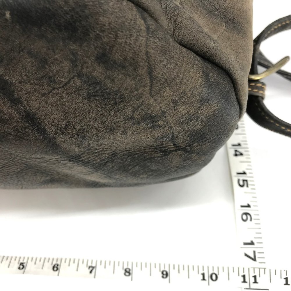 Handcrafted Brown Leather Backpack Large Rucksack Unisex - Picture 10 of 12